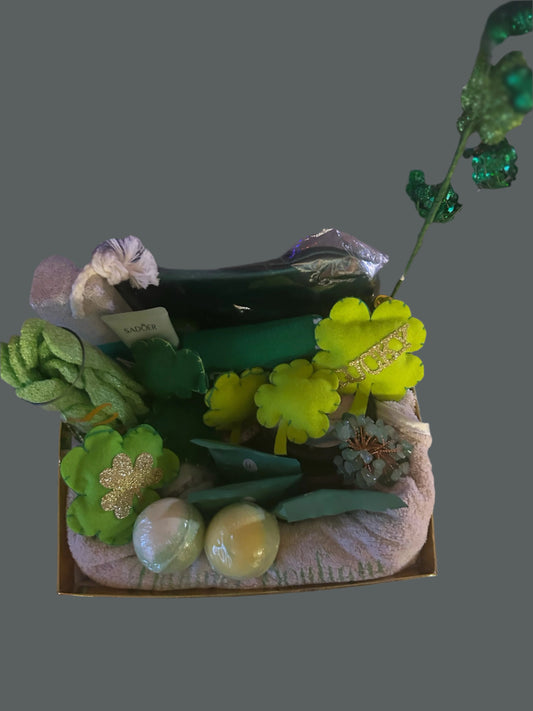 Lucky Clover Spa Retreat Gift Basket