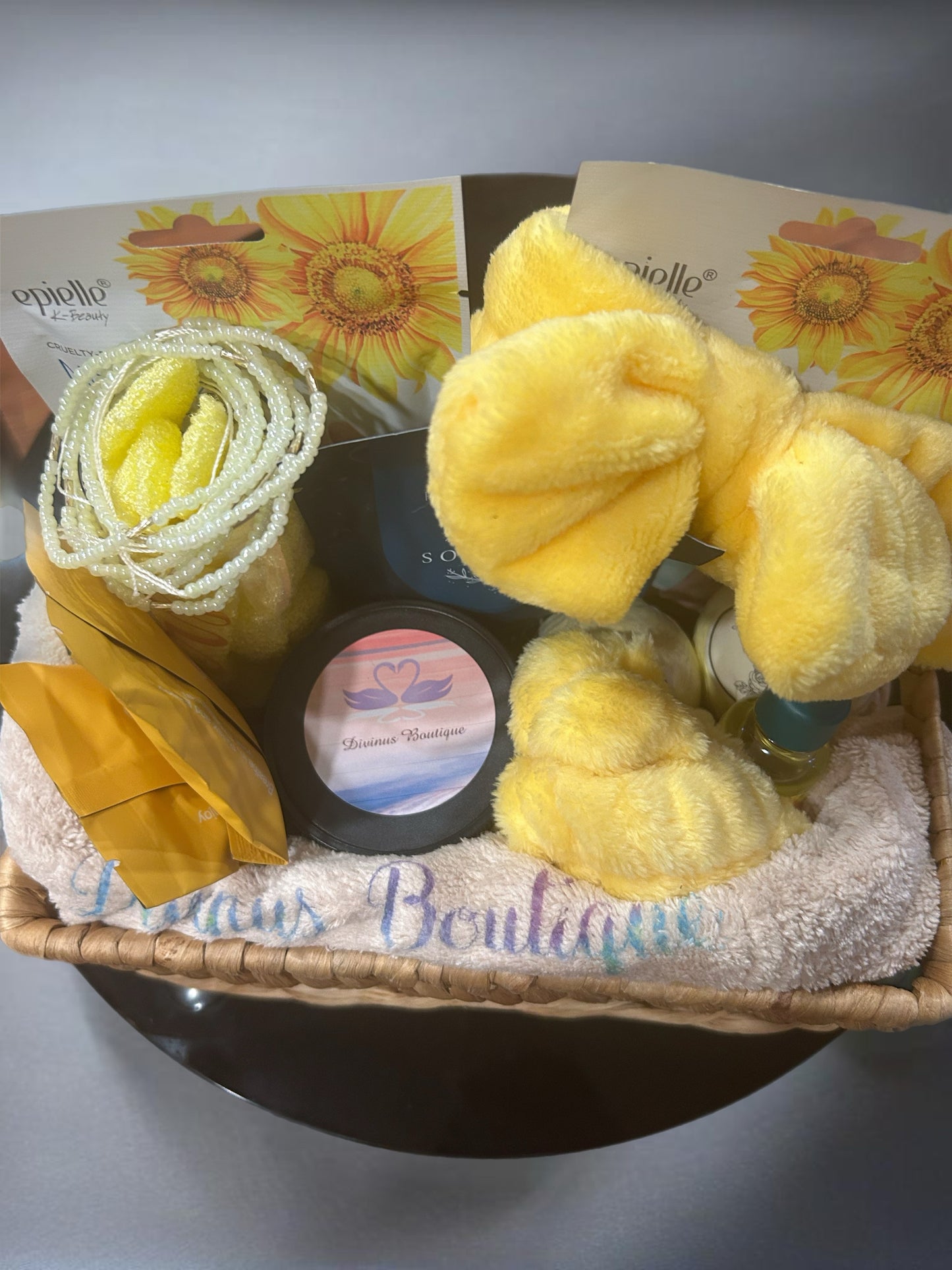 Sunny Serenity Spa Basket