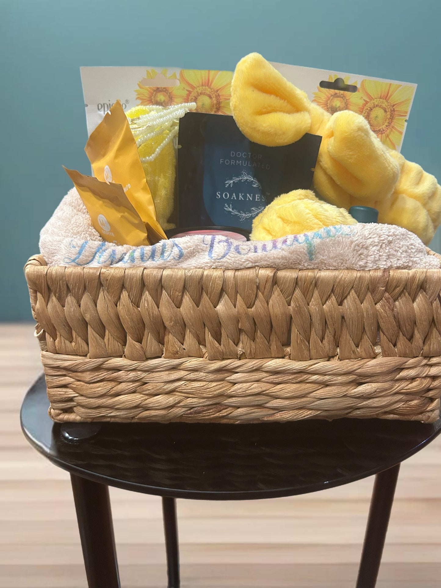 Sunny Serenity Spa Basket