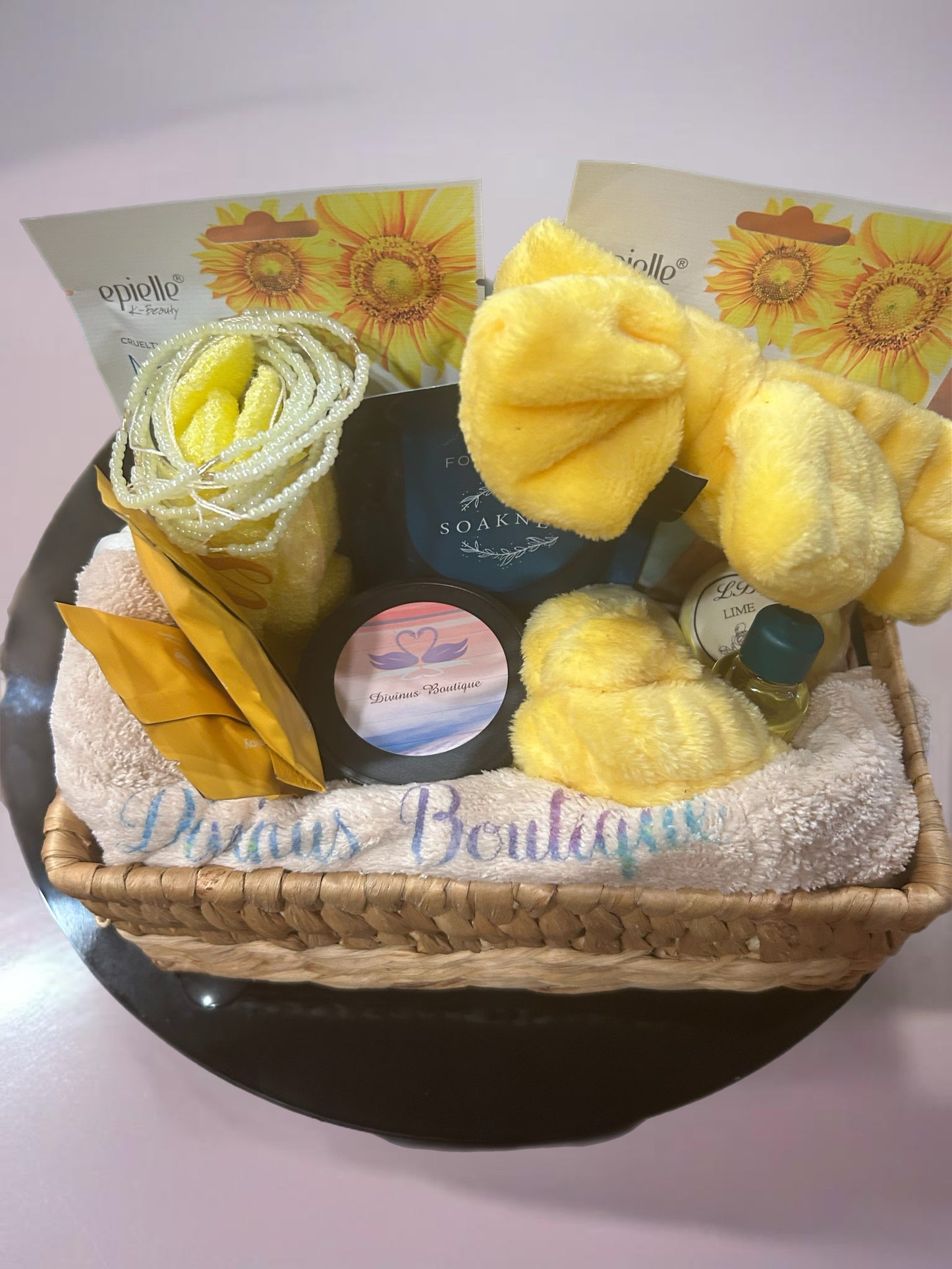 Sunny Serenity Spa Basket