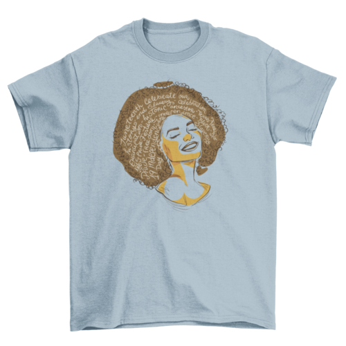 Blck history month girl t-shirt