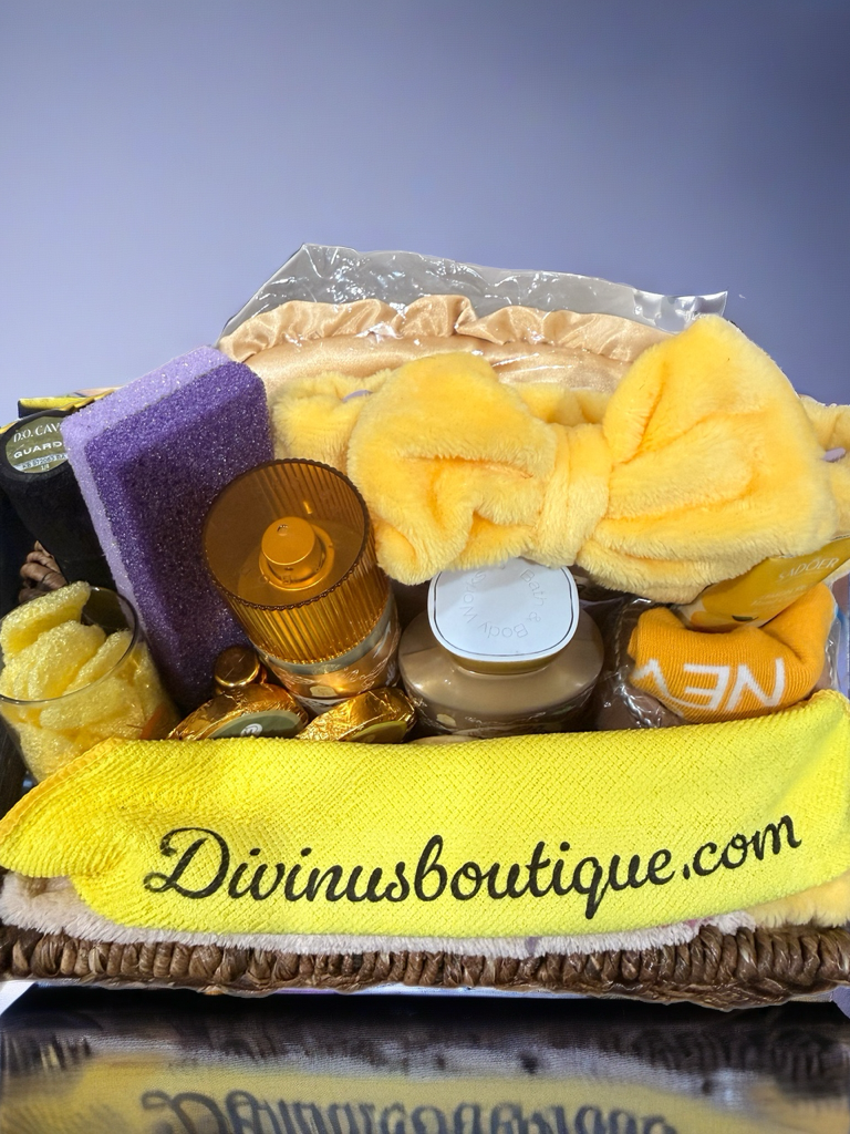 Sunny Serenity Spa Basket