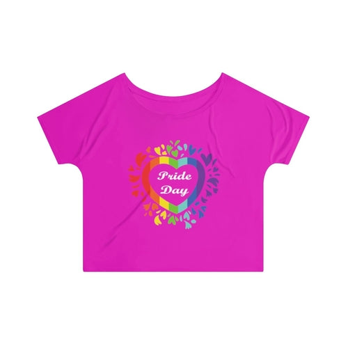 Pride Day Love Wins Rainbow heart Slouchy top