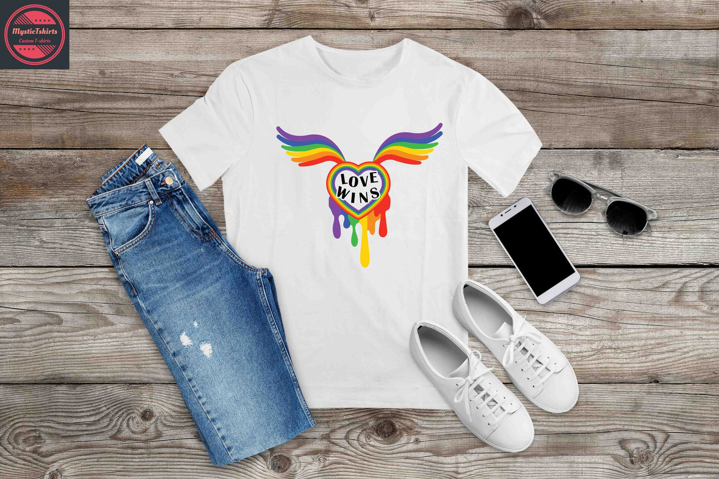 48. Pride, Love Wins, Custom Made Shirt, Personalized T-Shirt, Custom