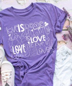 Love is Love Pride Tee White Design