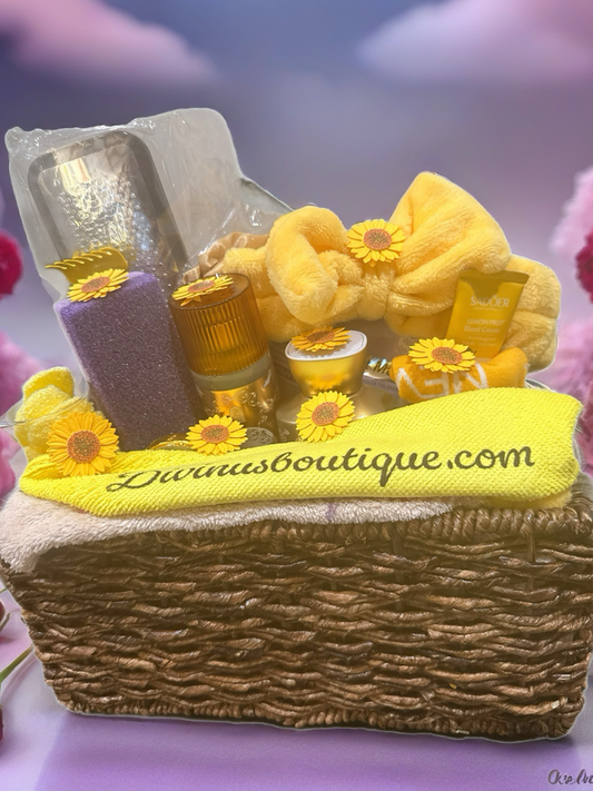 Sunny Serenity Spa Basket