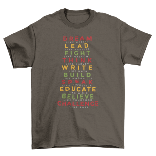 Black history month t-shirt