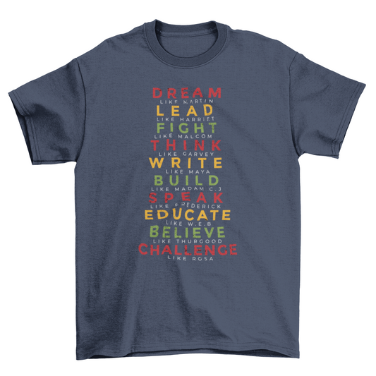 Black history month t-shirt