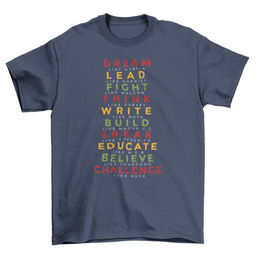Black history month t-shirt