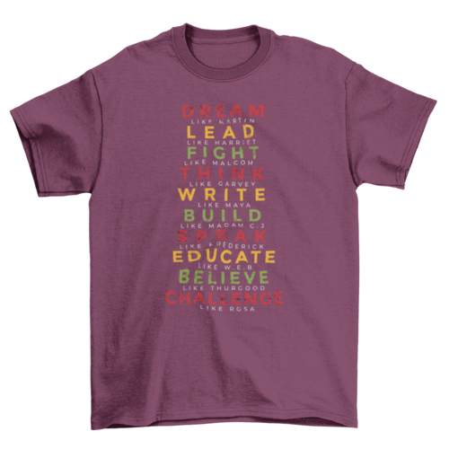 Black history month t-shirt