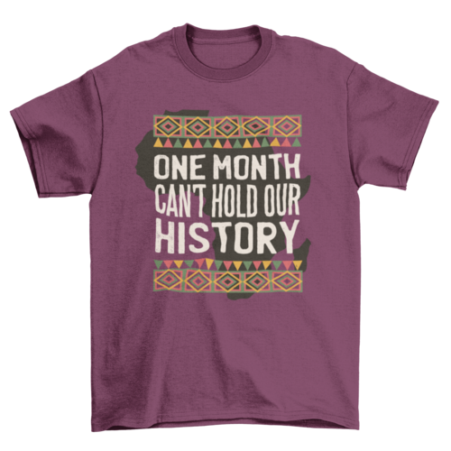 Black history quote t-shirt