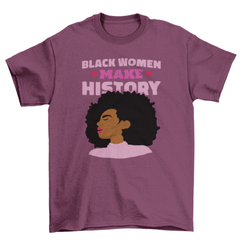 Black women feminist quote t-shirt