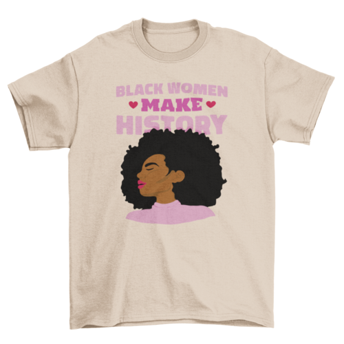 Black women feminist quote t-shirt