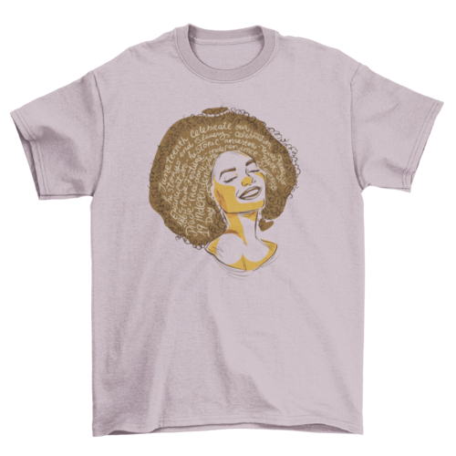 Blck history month girl t-shirt