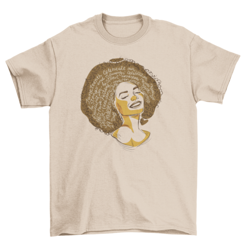 Blck history month girl t-shirt