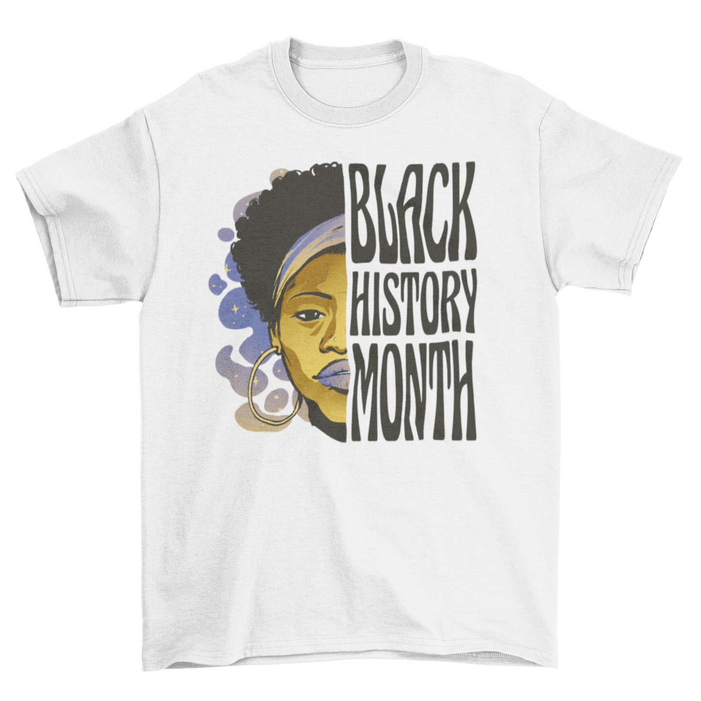 Black history month woman t-shirt