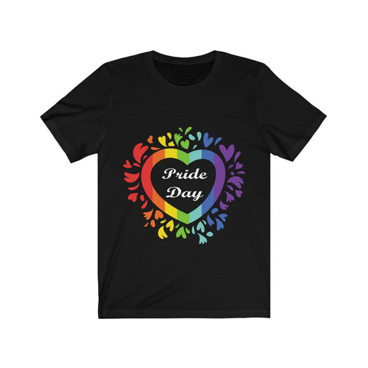 Pride Day Love Wins Rainbow Heart T-Shirt