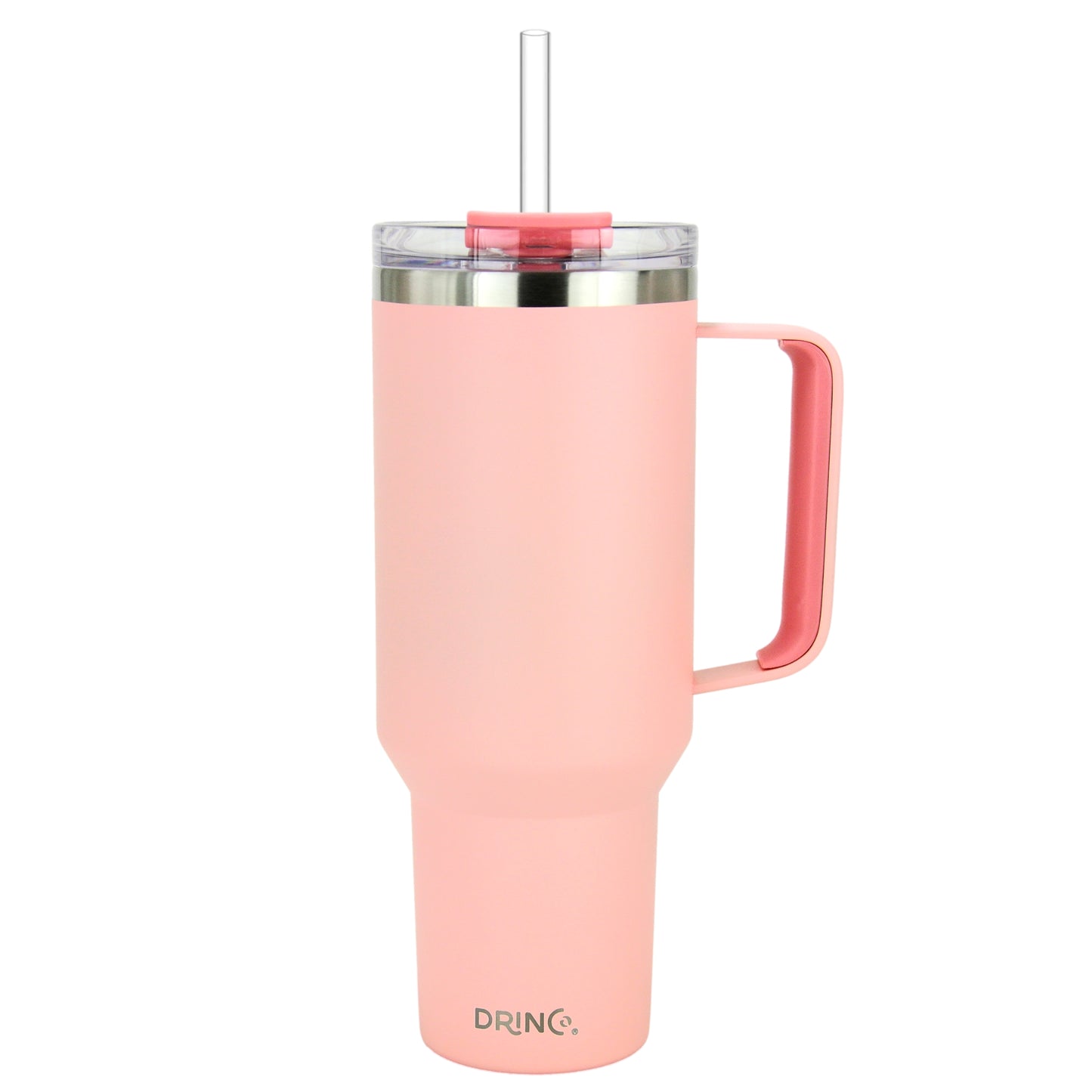 Drinco 40oz BugSur Tumbler with Handle (Peach)