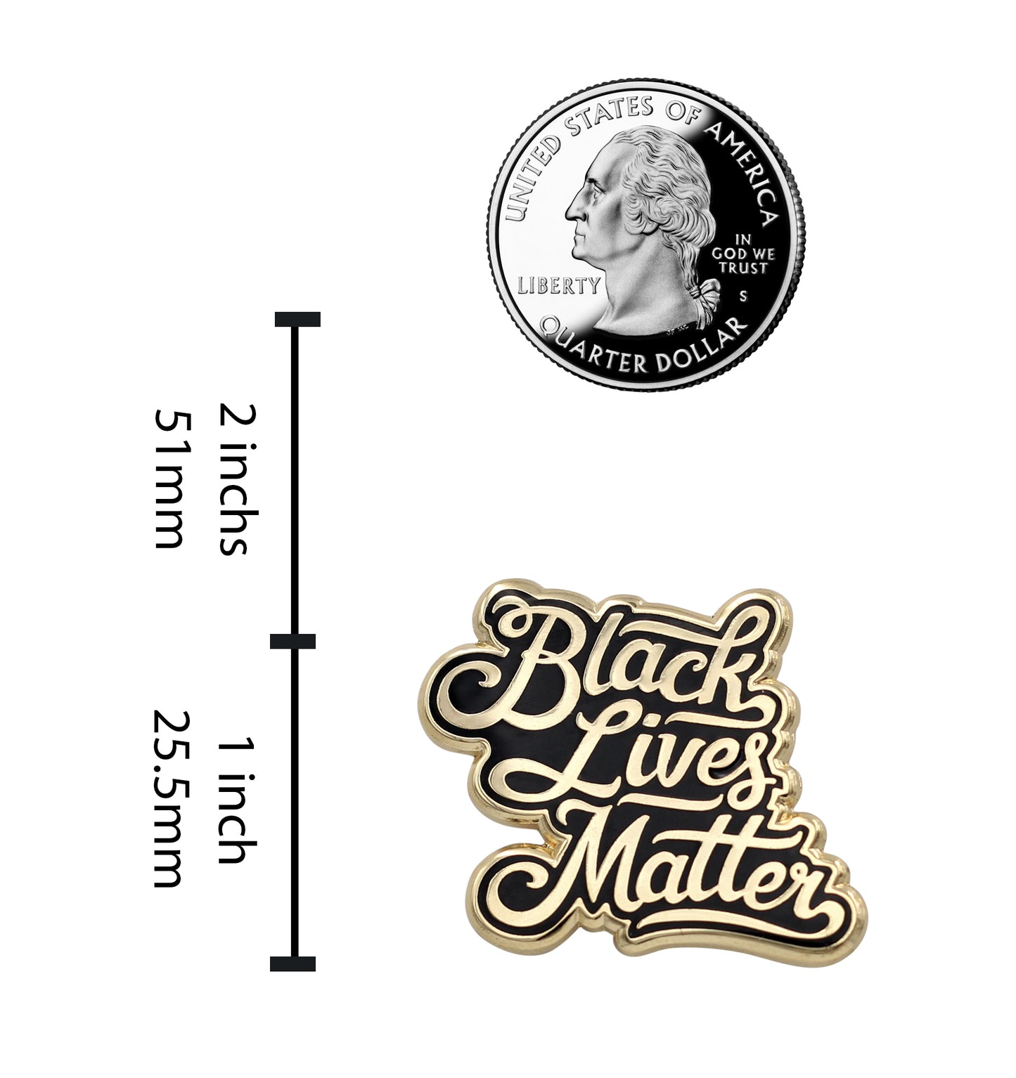 Black Lives Matter - BLM Pride & Protest Lapel Pin Enamel Pins