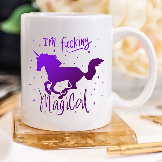 I'm F*cking Magical Unicorn Mug, Unicorn Mug,