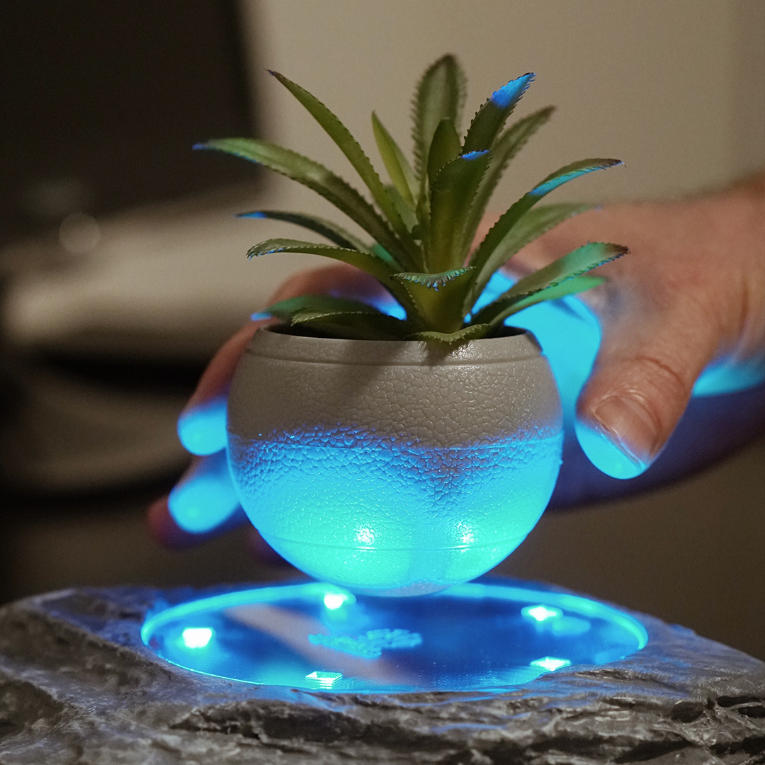 Levitating Rock Plant Pot